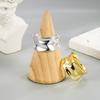 BF CLUB Silver Color Rings for Women Fashion Geometric Handmade Irregular Wide Gold Simple Ring Party Christmas Gift