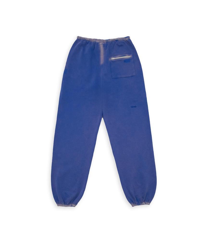 TUEWID Tuewid Classic Embroidery Sweatpants In Drop Loose Fit (Blueberry Blue)