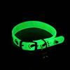 Luminous Cat Necklace Glowing Small Dog Cat Collar Anti-loss Fluorescent Bpa-free Silicone Cat Bell Collar Neck Ring Pet Cat Accessories