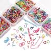 10-300Pcs Boxed Keychain Series Jump Ring Accessories for DIY Jewelry Craft Making Findings