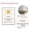 אלפבית ערבי Ayatul Kursi Quran ציטוטים איסלאמי קיר אמנות קנבס פוסטרים והדפסים תמונה לתינוק עיצוב חדר ילדים