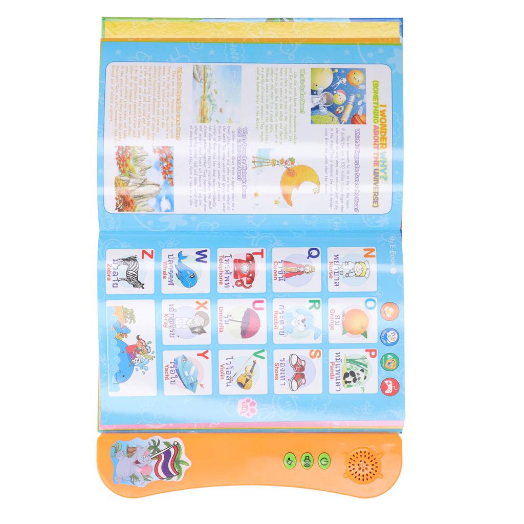 Language Learning Digital Book Thai English Sound Talking Book for Words Learning Preschool Education