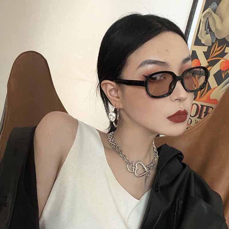 Y2K Square Frame Glasses Women Retro Transparent Glasses Clear Blue Light Blocking Eyewears Decorative Eyepiece 2026