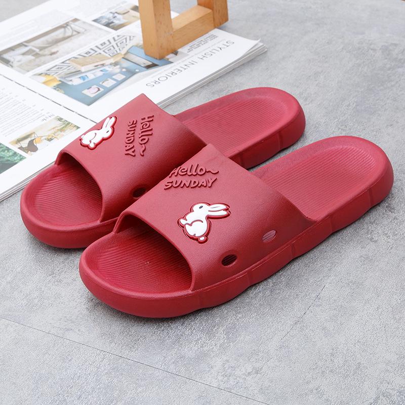 Spring-Summer Women's Leisure Flip-Flops: Outdoor PVC Flat Heel Slippers