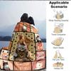1pc Cat-themed posters Blanket - Perfect Gift for Birthdays, Christmas & Halloween- Soft, Warm & Versatile yy250909192