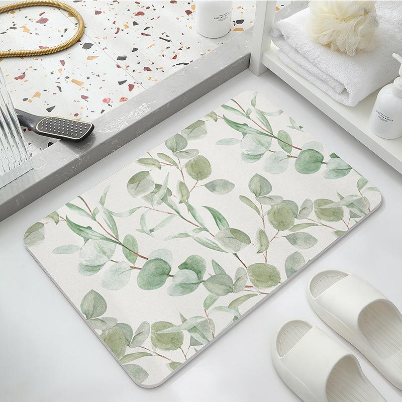 Sam, the Same Diatom Mud Floor Mat, Hard Bathroom Floor Mat, Toilet Door Floor Mat, Toilet Diatomite Quick-drying Non-slip