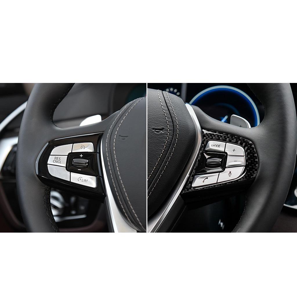 BMW 5 Series G30/X3 G01 Carbon Fiber Steering Wheel Button Accessory