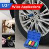 1/2 Inch Drive Wheel Protector Motorcycle Repair Drive Lug Nut Socket Impact Socket Set Sleeve Lug Nut 17mm, 19mm, 21mm, 22mm