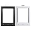 Large PVC Pet Door with Magnetic Closure for Wooden Doors and Fences, Two-Way Access for Dogs