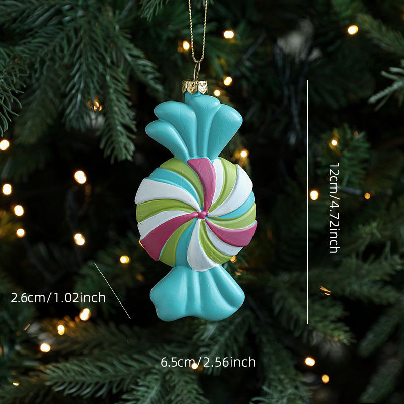 Christmas Tree Hanging Ornament New Year Xmas Tree Pendant Snowman Candy House Cake Hanging Decoration Navidad Gifts