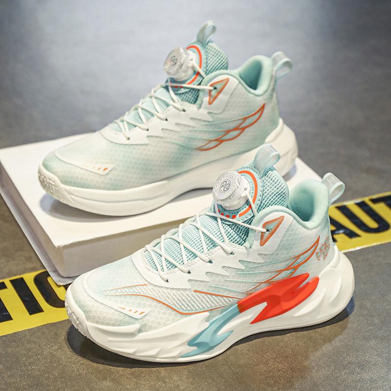 2026 Kids' Breathable Non-Slip Basketball Shoes for Boys & Girls - Mesh Training Sneakers
