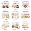 IF ME Fashion Resin Stud Earrings Colorful Butterfly Hoop Earring Women Jewelry Accessories