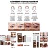 West Month Waterproof Long Lasting Deep Brown Eyebrow Powder For Effortless Makeup