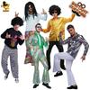 Adult Halloween Vintage Hipster Generation Disco Hip Hop Vintage Cosplay Party Costume