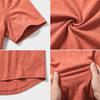 Men's Solid Color Short Sleeve Tops Men's Casual Fashion Short Sleeve Tops