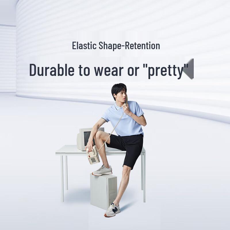 JD Zao Herren Sommer Memoryfaser Elastische Cargo Shorts