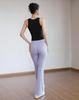 2023 Slim Fit Ribbed Yoga Vest - Summer Sleeveless Sport Top with Wide Straps & Round Neck
