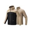 Outdoor Series Hooded Zipper Solid Color Three-In-One Casual Comfortable Jacket Men Jackets 152546606-3