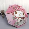 Sanrio Automatic Folding Umbrella with Sturdy Iron Frame, Portable Compact Travel Umbrella All-Season Use Parties028