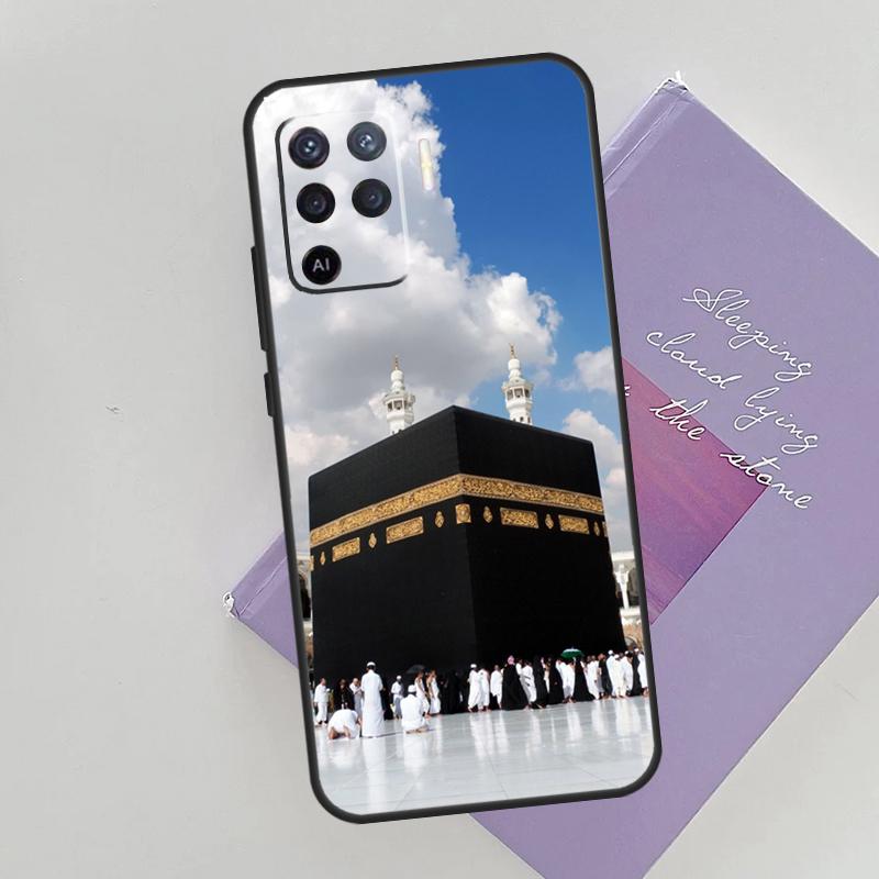 Holy Mosque Makkah Phone Case For Oppo A54 A74 A94 A15 A16 A17 A52 A72 A76 A96 A57 A58 A78 A98 A53S Cover Case