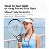 LED Display Neck Fan USB Rechargeable Portable Fan Portable Cooling Fan  Summer