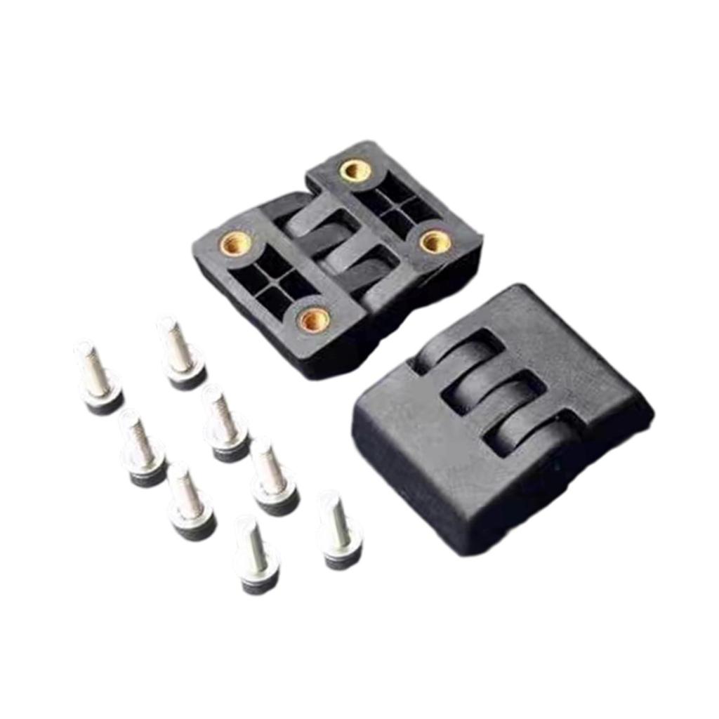 2 Pieces Motorcycle Rear Top Case Hinges Tail Box Spare Part Replacement Easy to Install