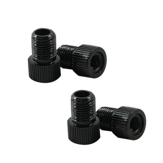 

4 шт. адаптер клапана Presta-Schrader для велосипеда с фиксированной передачей и шиной чёрный