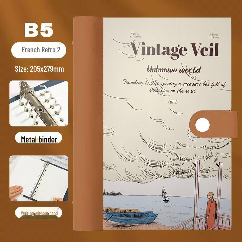 Benutzerdefiniertes transparentes weiches Cover Ölgemälde Notizbuch für Schüler und Doktoranden Tagebücher & Planung