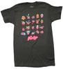 Kirby New Adult T-Shirt - Various Lined Up Baby Kirby Images