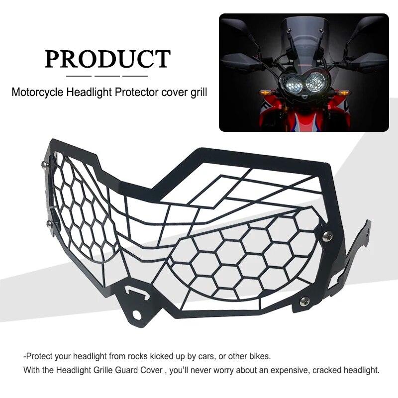 Headlight Headlamp Grille Shield Guard Cover Protector For Honda CRF300L CRF250L Rally CRF 300L 250L Rally 2017-2022