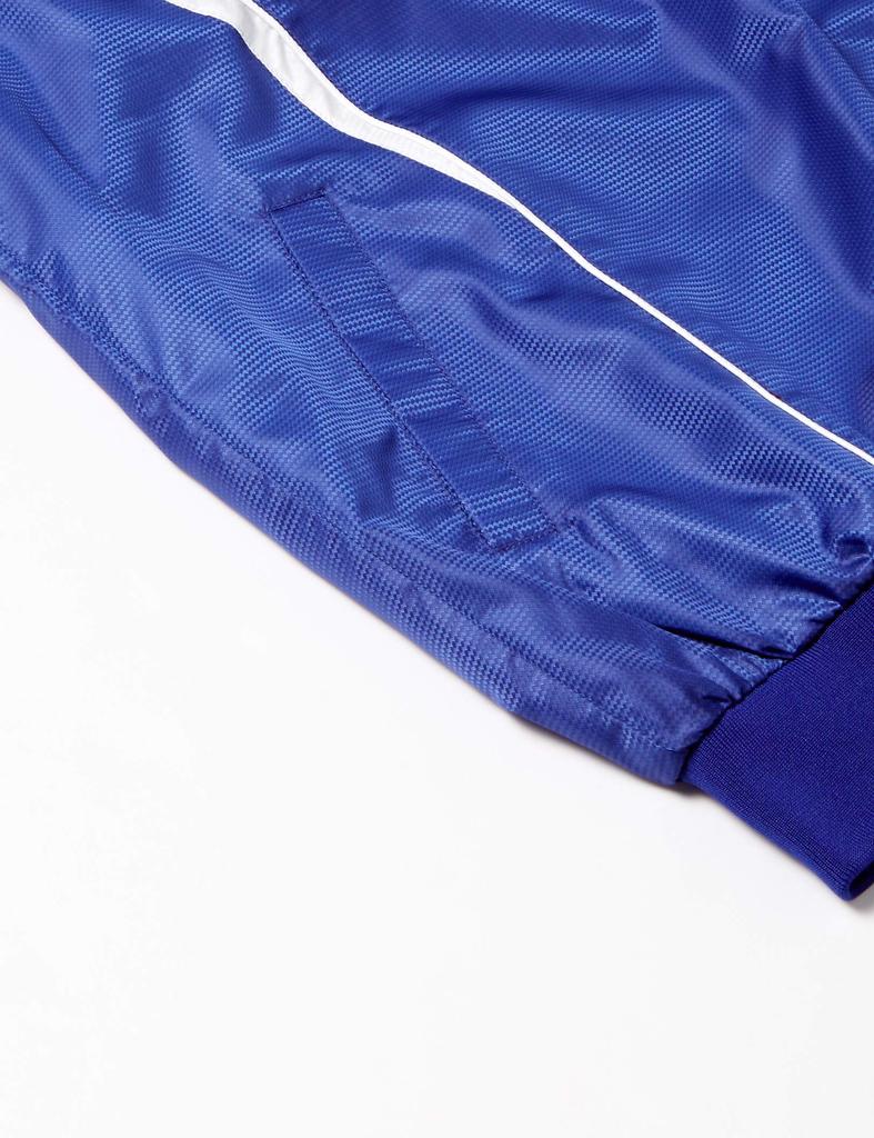 SSK Short Sleeve Shirt D Blue x White Japan XO2 to Japanese size Men's Pre-Jean V-Neck (Mesh Lining), (6310), (equivalent 4L)