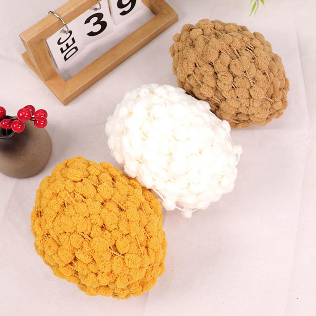 Crochet Yarn Soft Yarn Roll of 100g Knitting Yarn for DIY Hand Knitting Weaving Bags Hat Clothes DIY Crafts