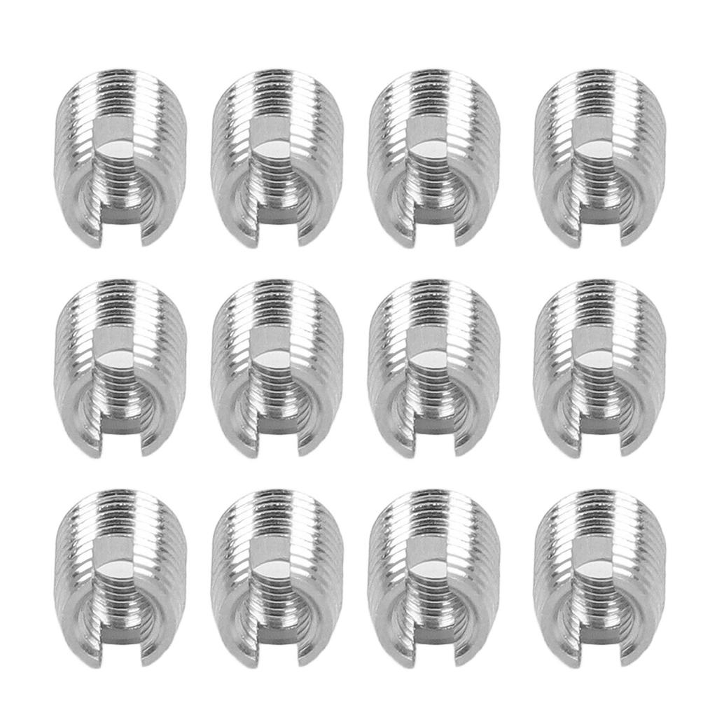 20Pcs Self Tapping Threaded Insert M4x0.7 Male Thread M6.5x0.75 Female Thread 8mm Length