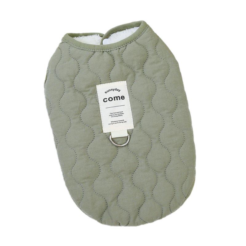 Podzimní/Zimní bavlněná vesta pro malé psy a kočky