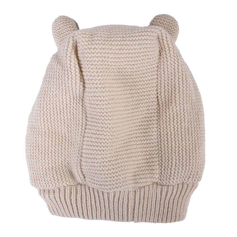 Pet Supplies Amazon's new knitted rabbit ear pet hat, autumn and winter warm pet headgear, dog hat