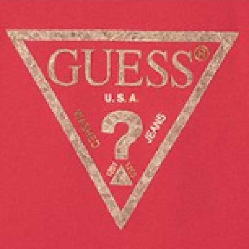 Guess Bling Bling Big Triangle ShorT Sleeve T shirT Mq2k8434