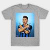 T-shirt Classique Sport Graphique en Coton Inspiré Par Lautaro Martinez pour Cadeau Fan de Football Unisexe