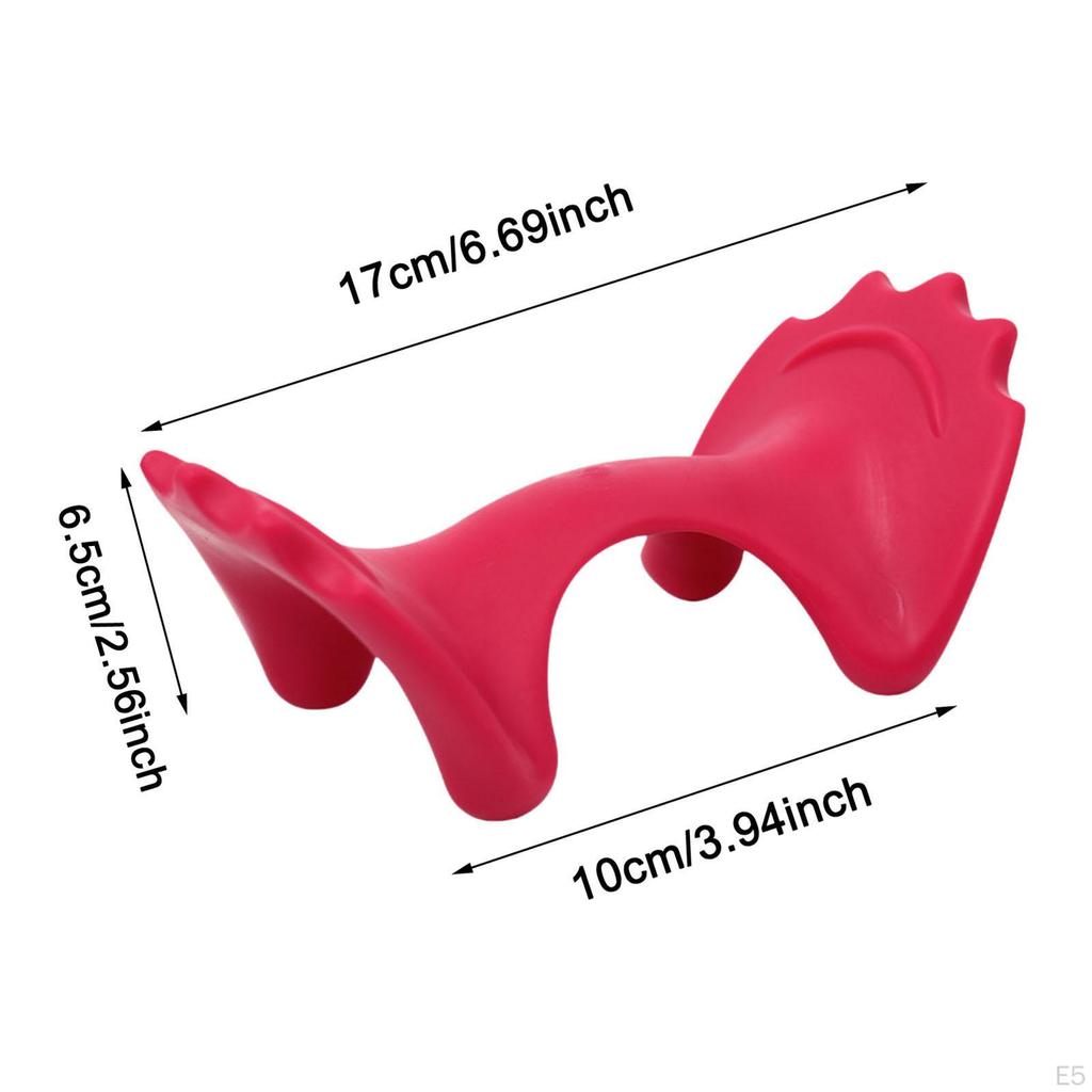 Rücken-, Schulter- und Nackenmassagekissen Zervikales Gerät Mehrzweck Bequem Rutschfest