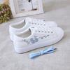 22 Autumn New Single Shoes Embroidered Pattern Casual Shoes Low-top Student Flat Baseplate Shoes