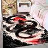 1PC Dragon coiling around red temple Print Carpet Rug for Living Room Bedroom Sofa Doormat Home Decor Non-slip Floor Mat