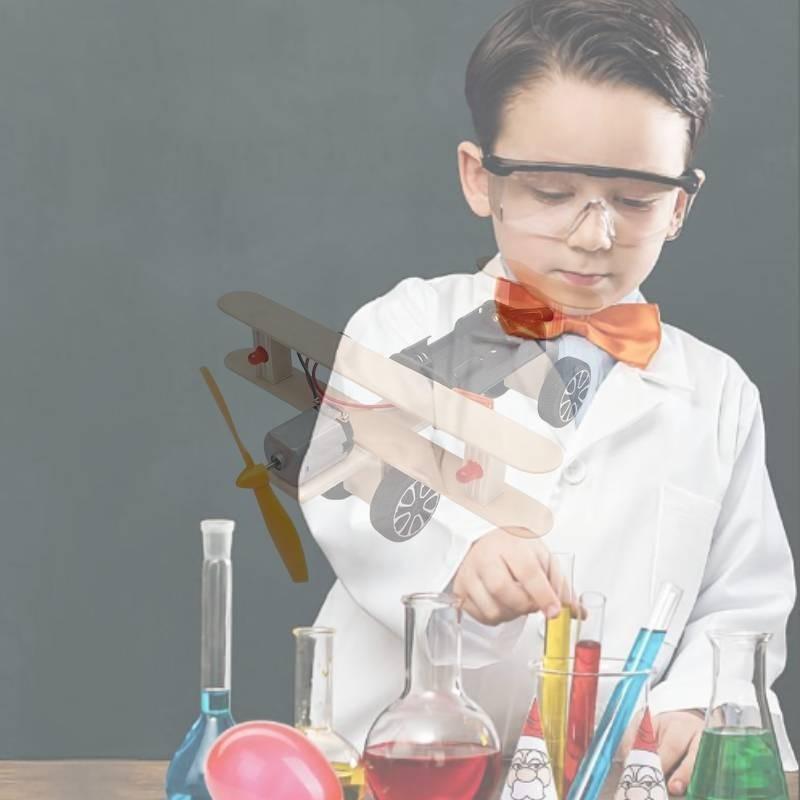 Wooden Diy Gliding Airplane Model For Kids Science Experiment Stem Education