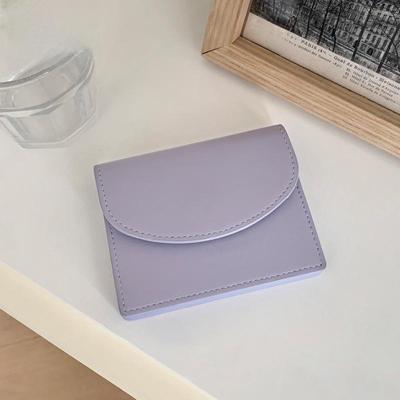 Dopamine Korean Style Card Holder - Solid Color, Multifunctional & Simple