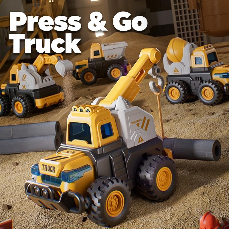 1:55 Diecast City Truck Diecast Model Fire Sanitation Engineering Car Inertial Play Vehicle Educational Toys For Children Gift