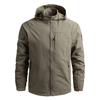 Spring and Autumn Hooded Jacket Youth Casual Stand-Up Collar Zipper Digging Bag Solid Color Windproof and Waterproof Jacket