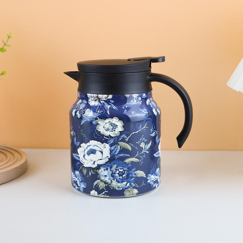 316 Stainless Steel Large-Capacity Thermos Flask with Tea Steeping Chamber