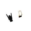 Rock Hand Gesture Statue Music Note Sculpture Sign Crafts Musical Figurine Resin Creative