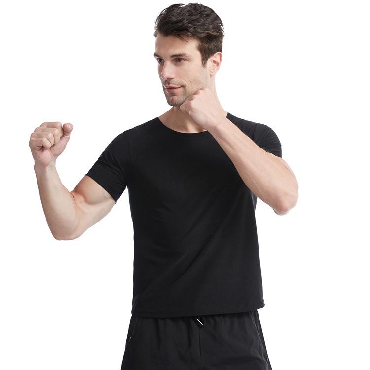 Men's Short Sleeve Sweat-Inducing Fitness Suit Corset: Plus Size Waist Trainer and Body Shaper