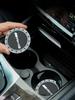 2Pcs Car Interior Silicone Coaster Anti-noise Water Cup Pad Insulated Water Coaster For Mercedes Benz AMG C200 C260 C300 W108 W1 LT9