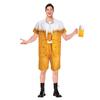 Thema Bier Herren Performance Anzug Kleid Cosplay Kostüm Halloween Geschenk Party