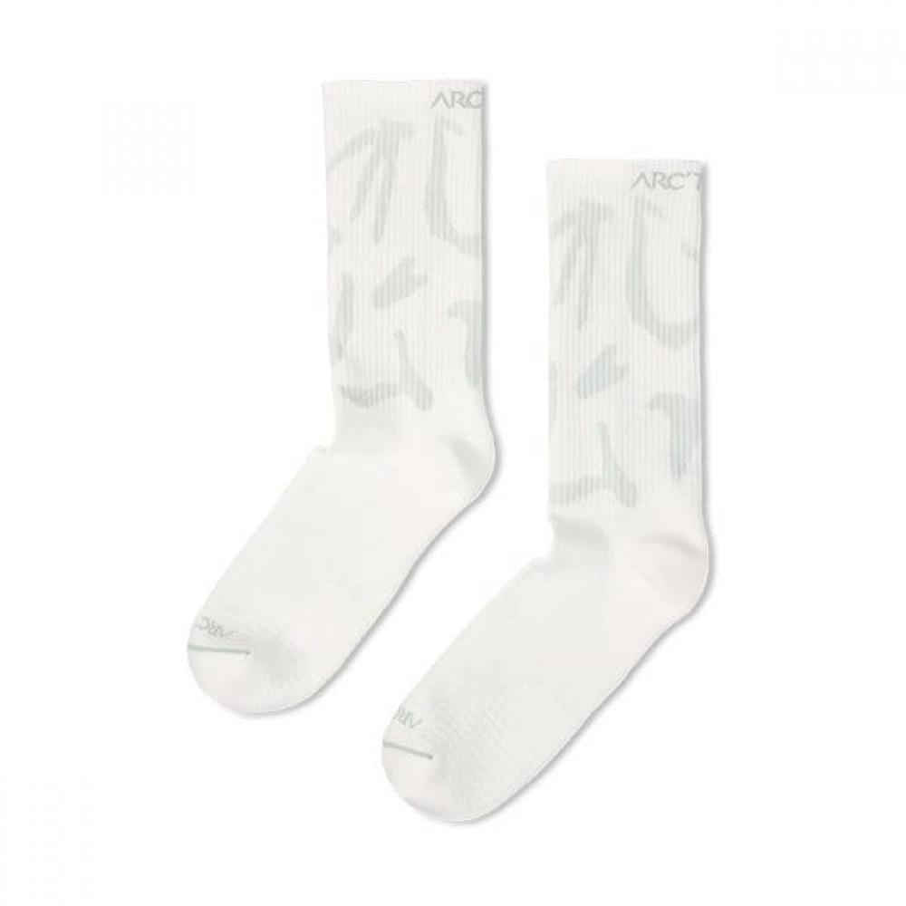 Arcteryx Ss26 Cinder Mid Grotto Socks Aeqsu10466 MANTIS / WHITE/SM